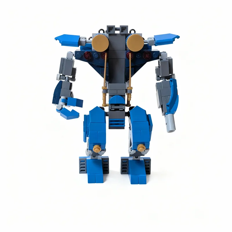 Фото 255 деталей MOC: Точная модель Jay S Electro Mech Ninjia, конструктор, игрушка для сборки, рождественский подарок, креативная идея для самостоятельной сборки №3