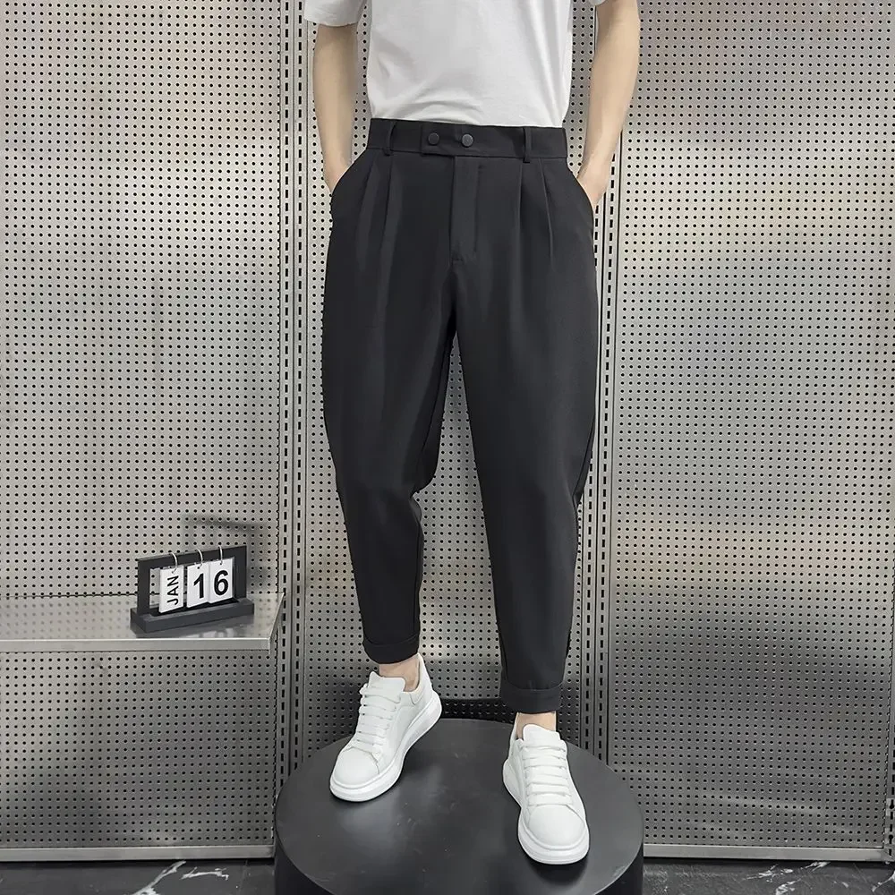 Брюки мужские драпированные