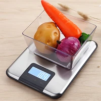 5kg stainless steel electronic scale high precision food baking bench scale home digital kitchen scale for home cooking baking