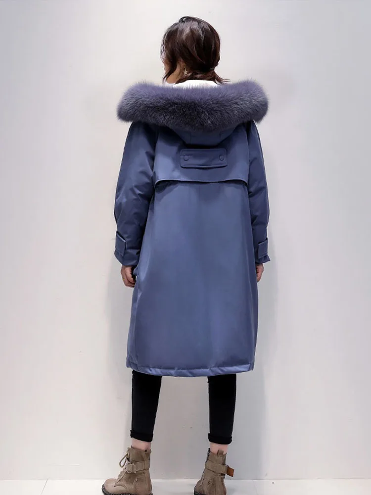 Женский пуховик зимние куртки на 90% белом утином пуху женские парки с воротником