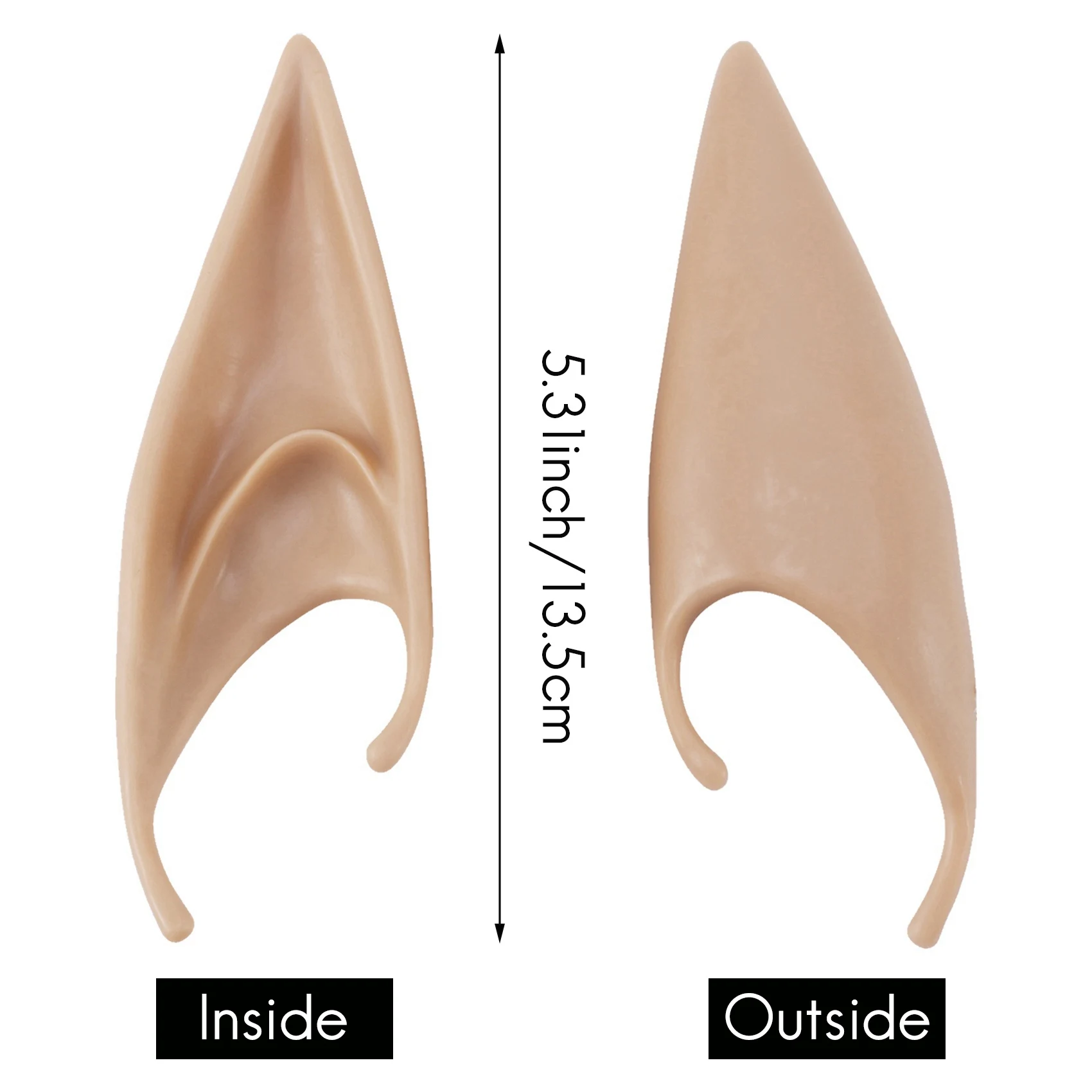 1 пара ПВХ Фея Пикси Поддельные Эльфийские Уши Хэллоуин Маска Новая Для Вечеринки