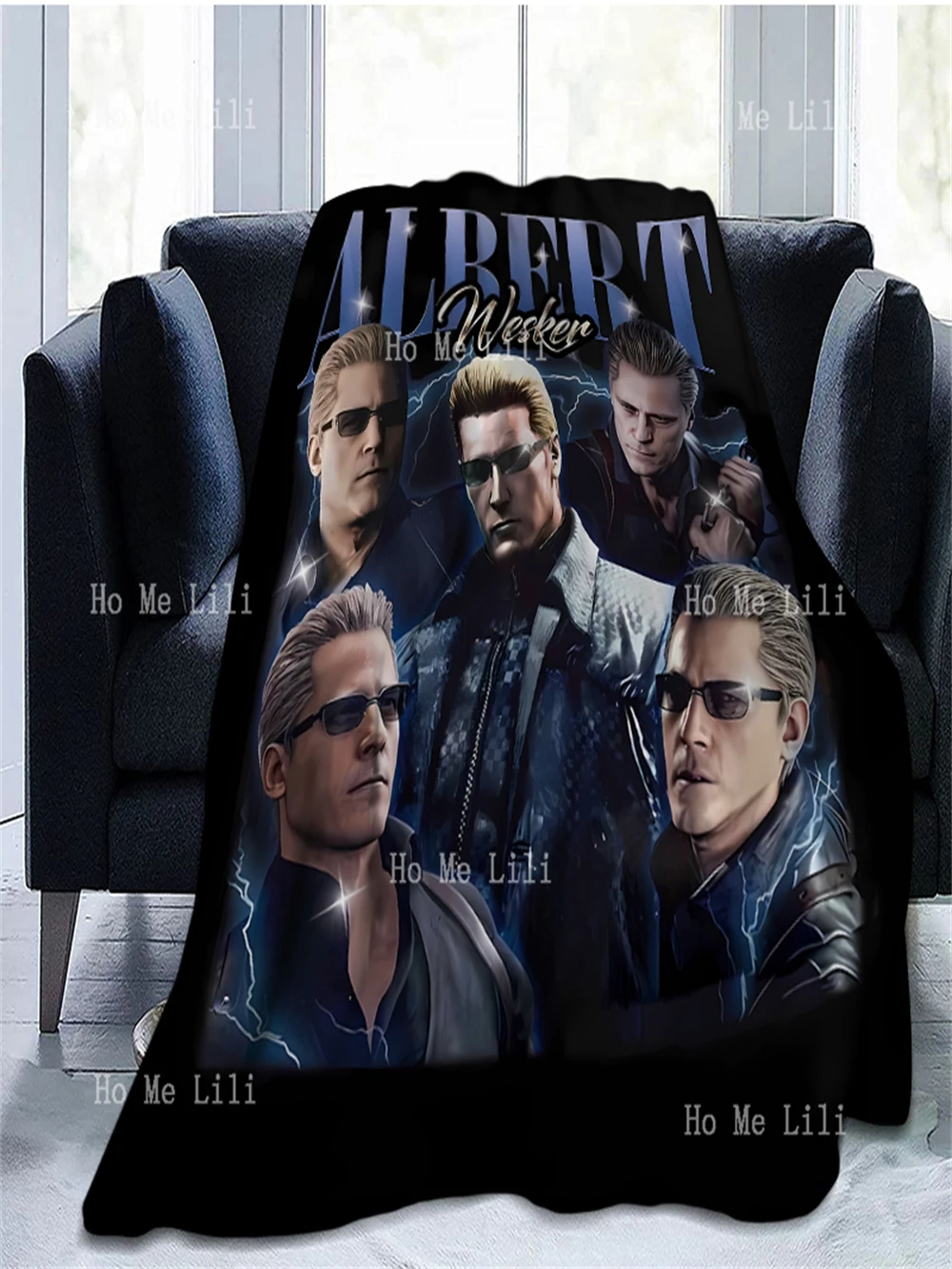 Фланелевое Одеяло в стиле ретро 90-х актеров Альберта Wesker подходит для всех