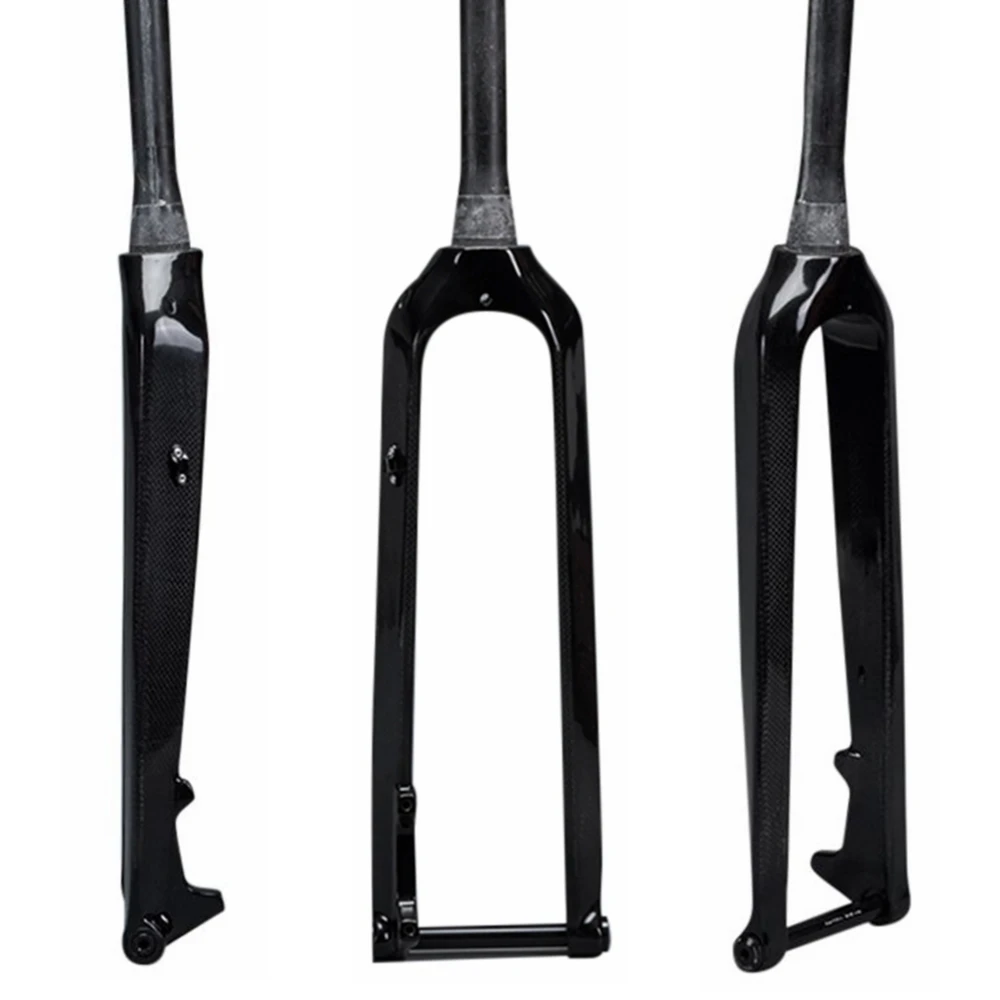 

Full Carbon Bicycle Mountain Fork Bike Fork MTB Parts Tapered Tube 1-1/8"to1-1/2" Thru Axle15*100mm 26er 27.5er 29er