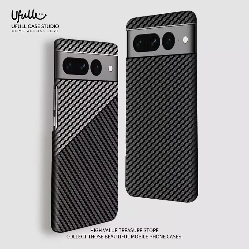 

Carbon Fiber Textured Phone Case is suitable For Google Pixel Fold 7 7A 7Pro 8 8Pro anti fingerprint color matching Phone Cover