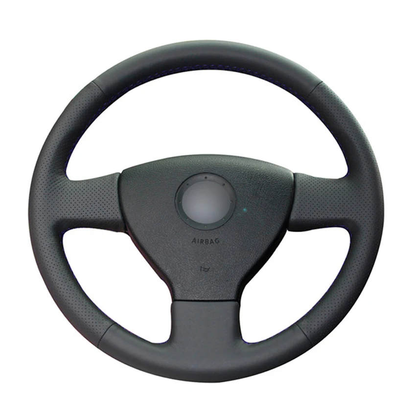 

Черная искусственная кожа, прошитая вручную, не скользит, фотосессия для Volkswagen VW Golf 5 (V) Golf Plus Polo Jetta Tiguan