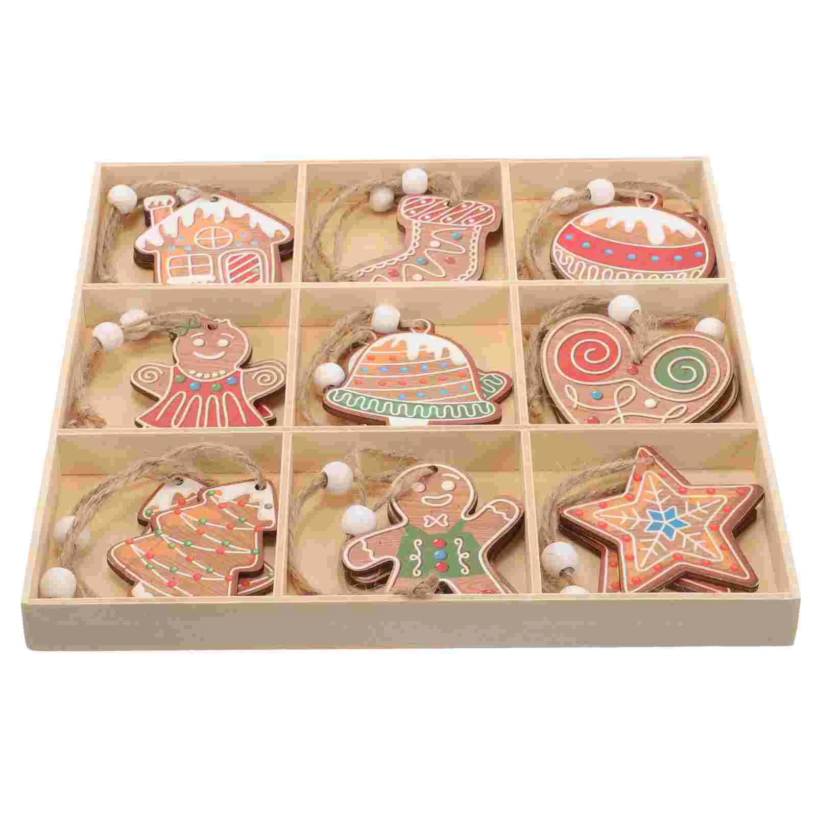 

18 Pcs Ornaments Christmas Decor Tree Decorations Xmas Scene Layout Supplies Pendants