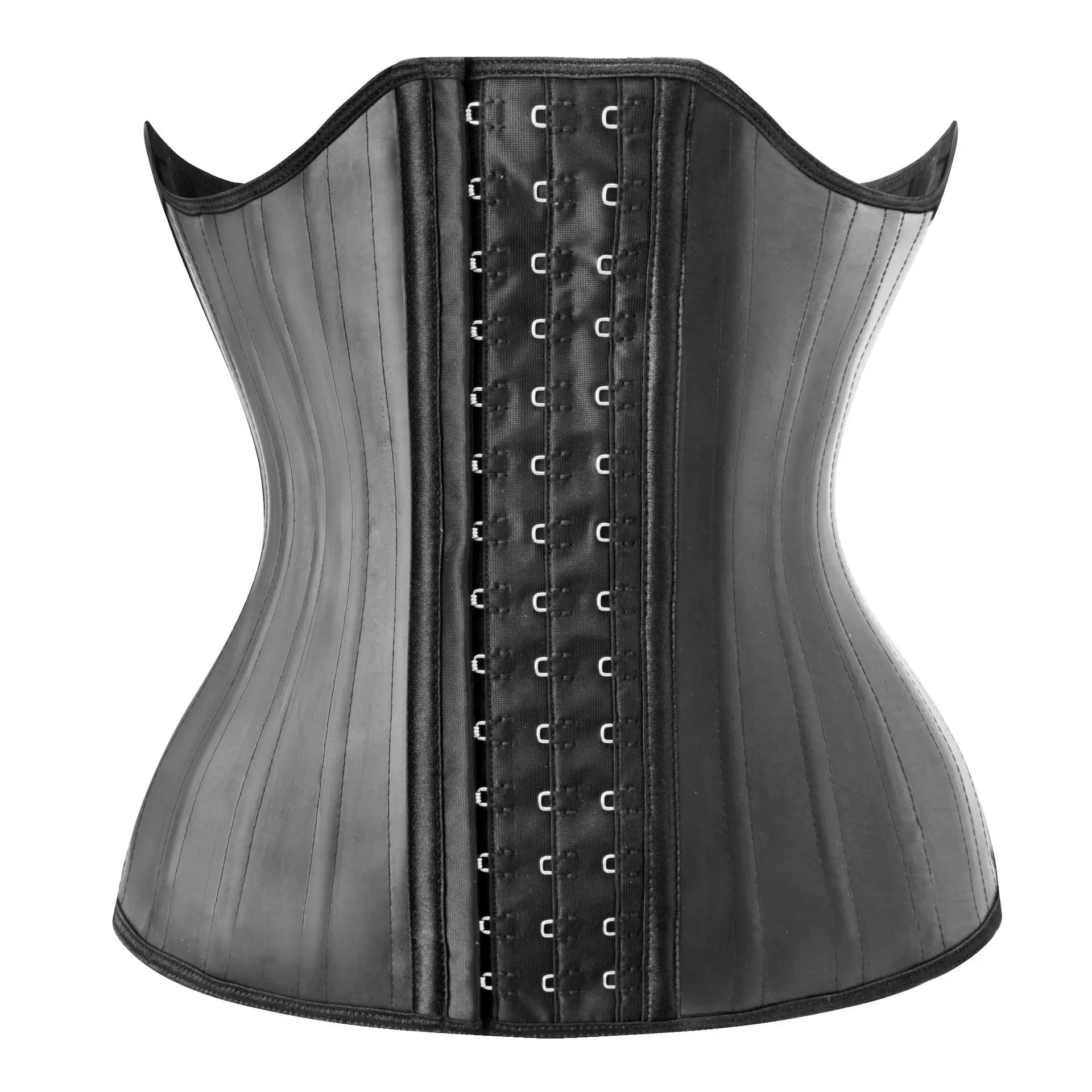 

3XL 100% Latex Waist Trainer 25 Steel Boned Underbust Corset Cincher Body Shaper Fajas Colombianas Reductoras Modeladoras Mujer