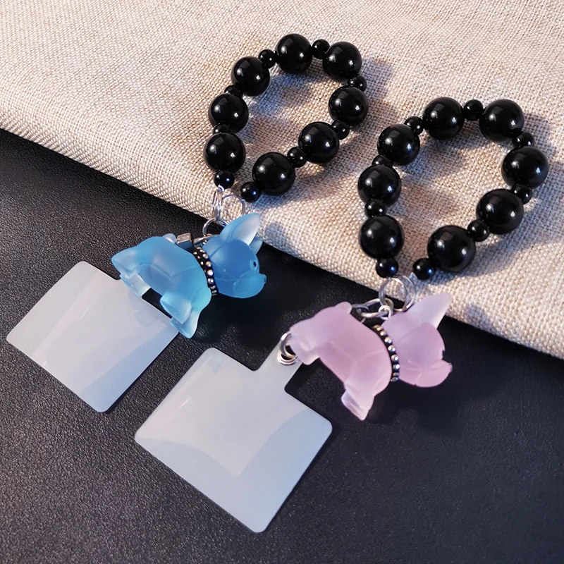 

Short Wrist Strap Wrist Hand-held Pendant Mobile Phone Lanyard Puppy Pendant Anti-lost Lanyard with Universal Clip Phone Lanyard