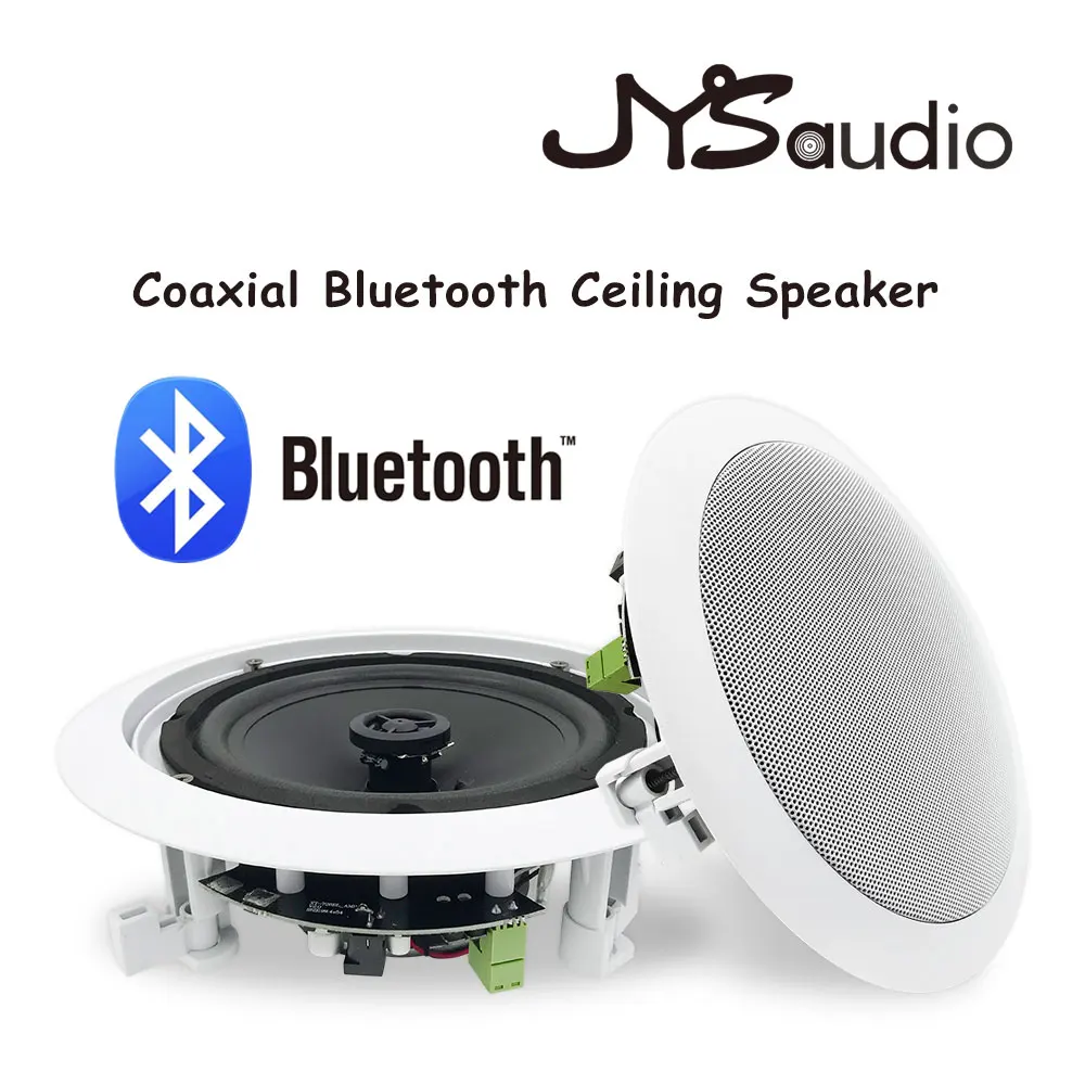 Coaxial Bluetooth-compatible Ceiling Speaker In-wall  6 Inch 8 Inch 60-80 Watts Big Power Ceiling Loadspeaker Home Bass Sound