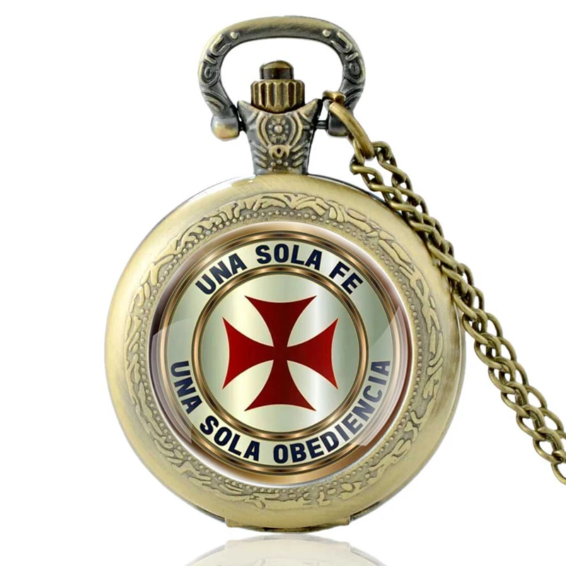 

Высококачественные кварцевые карманные часы Una Sola Fe с кабошоном и крестом, винтажные мужские и женские часы с подвеской и ожерельем, подарки