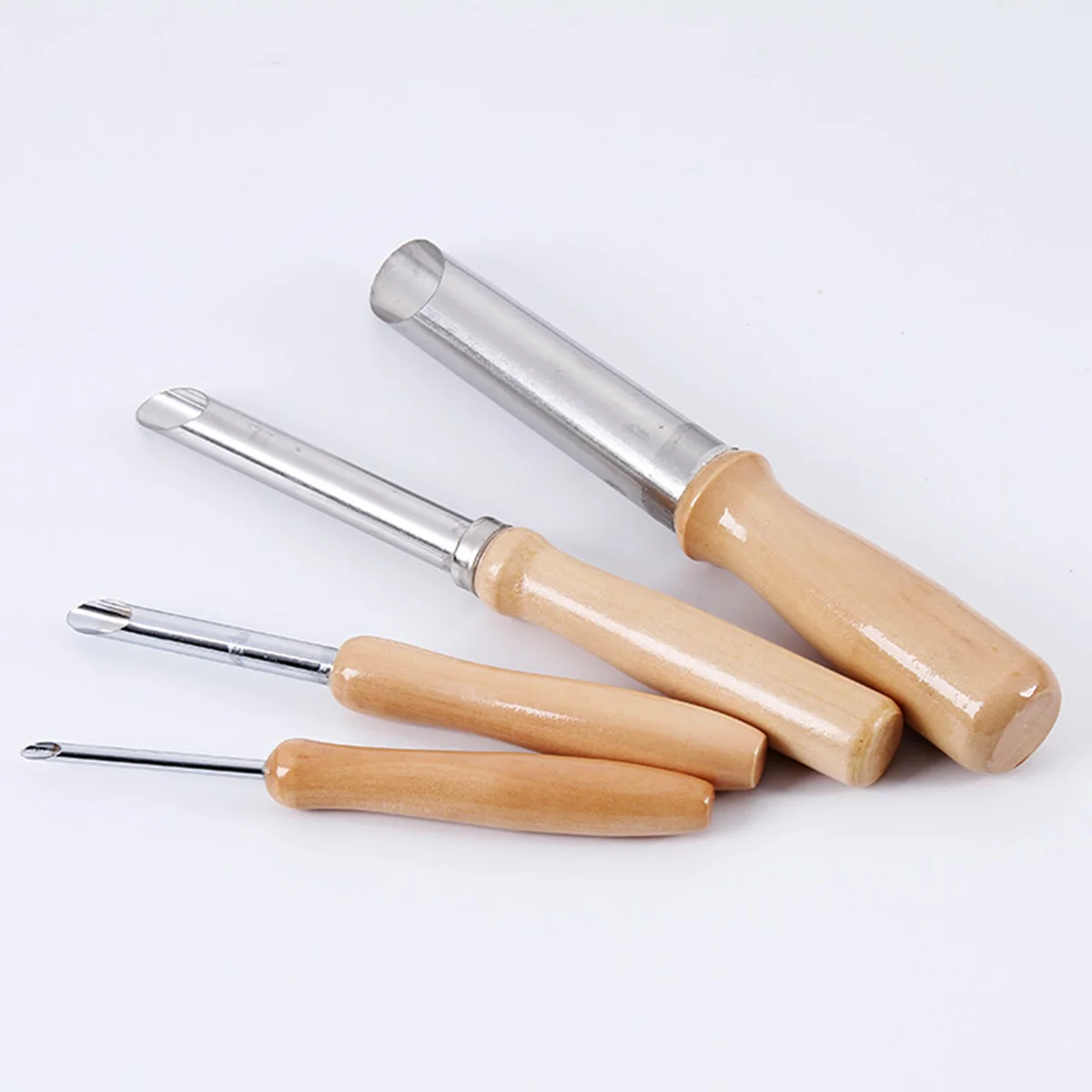 

4PCS Pottery Tool Kit Modeling Carving Trimming Sculpting Tool Set Kit for Pottery Dotting Sculpture