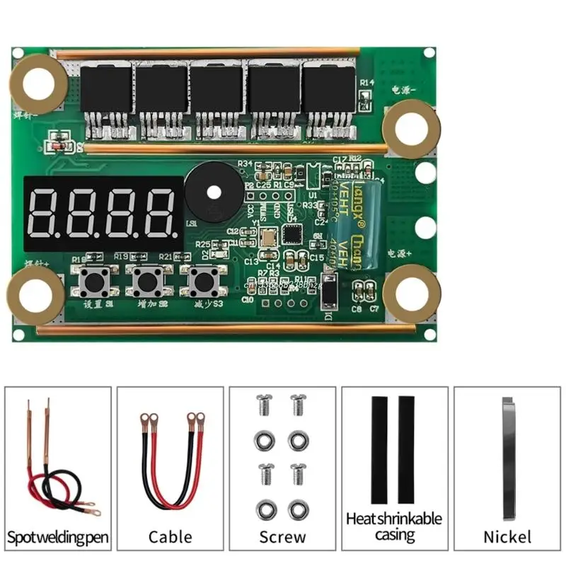 

Spots Welding Control Board for Welding 18650 100-300A Working Current Dropship