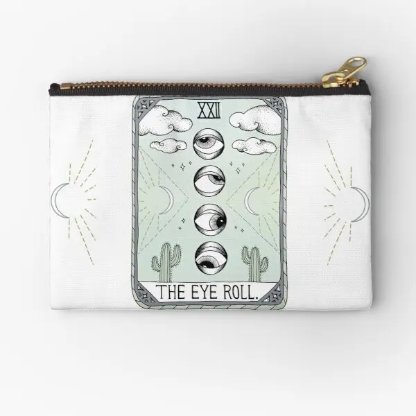 

Кармашки на молнии The Eye Roll, карманные косметические карманы для хранения денег, женские трусики для ключей, Чистая сумка, кошелек для носков, нижнего белья, Мужская упаковка для монет