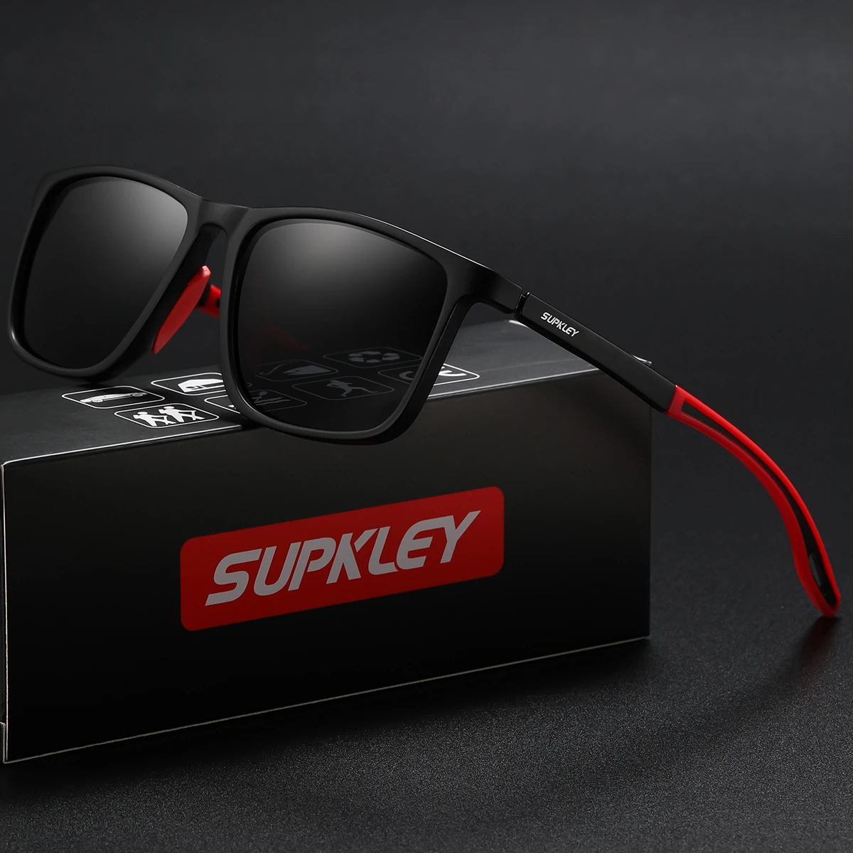 Спортивные солнцезащитные очки унисекс SUPKLEY поляризационные