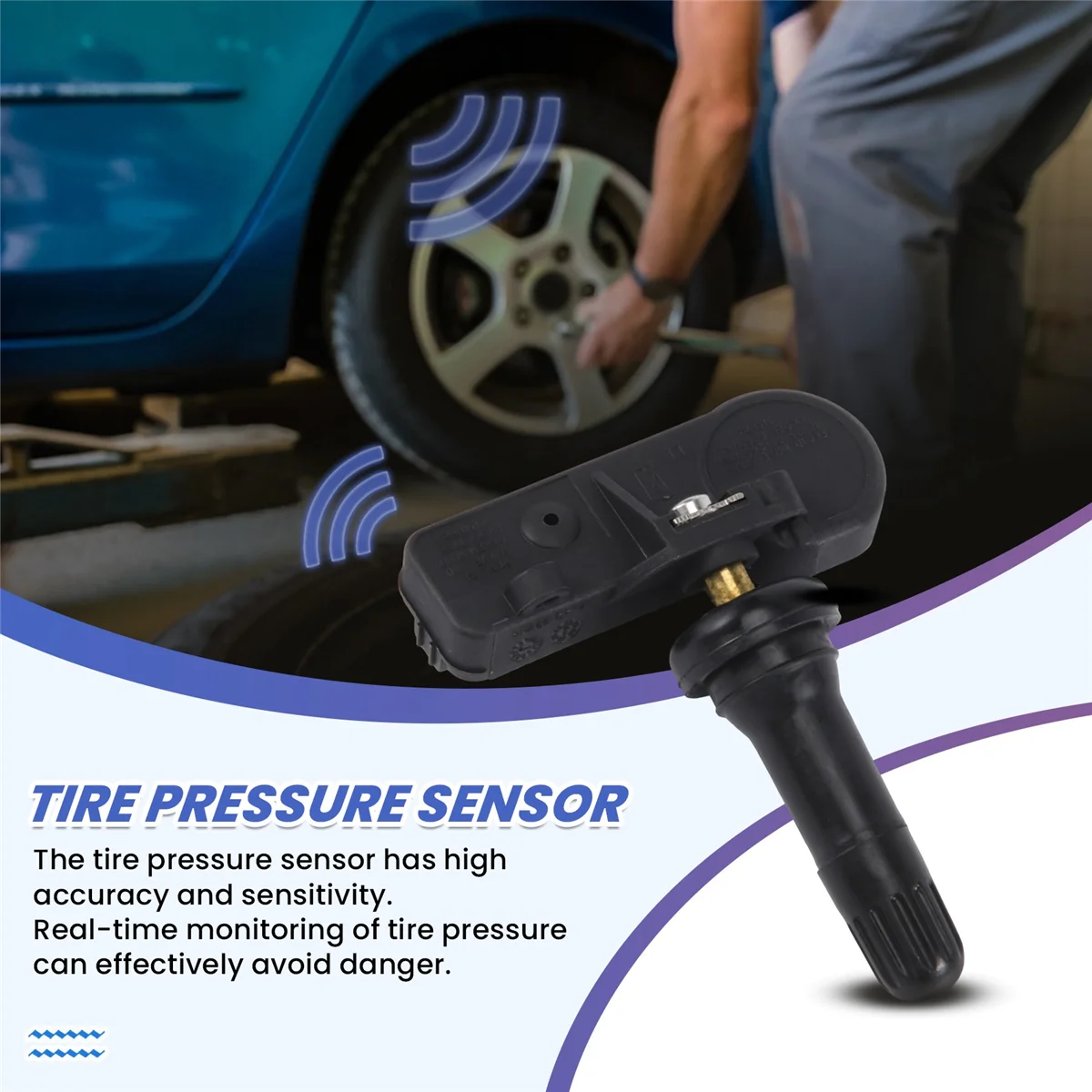 Датчик давления в шинах TPMS 4 шт. 315 МГц 9L3T-1A180-AF для Ford Focus Fusion E-150