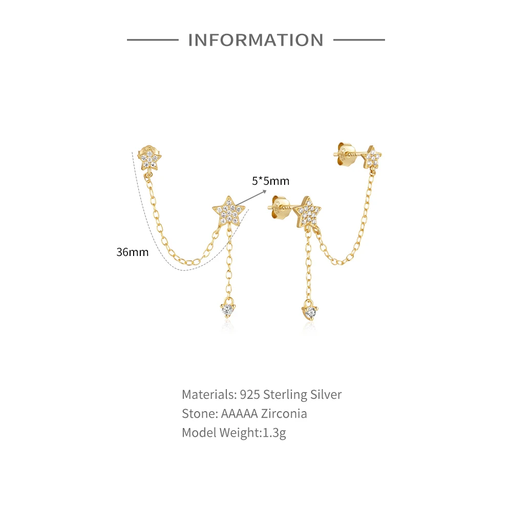 Женские серьги-гвоздики из серебра 925 пробы с кисточкой