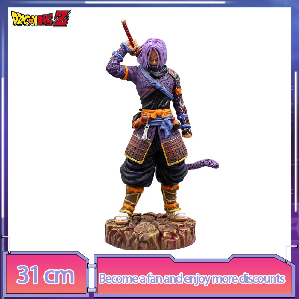 

31cm Dragon Ball Anime Figure Warrior Trunks Figures Pvc Gk Statue Figurine Model Doll Collection Room Decora Desk Toys Gift