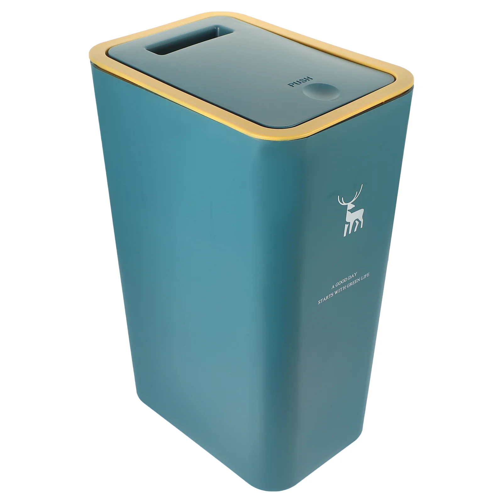 

Dogproof Trash Can Kitchen Garbage Lid Bedroom Bin Waste Basket Household Bathroom