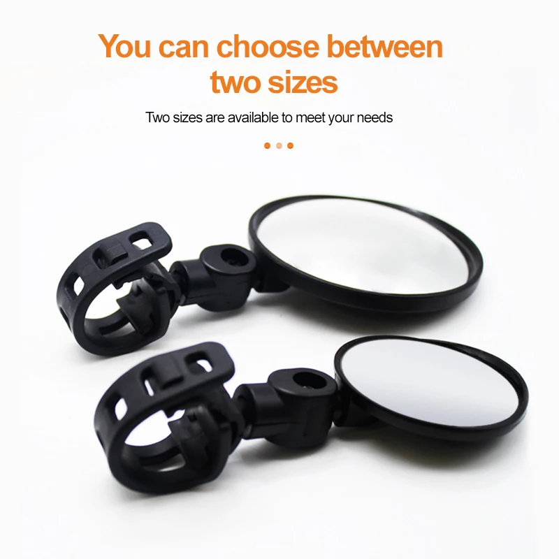 

Adjustable Bicycle Convex Rearview Mirror MTB Road Handlebar Back Eye Cycling Rear View Mirrors Bike Mirror Bike Safety Tool