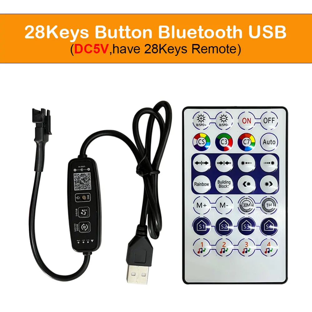 RGB-контроллер WS2812B WS2811 SK6812 28 клавиш