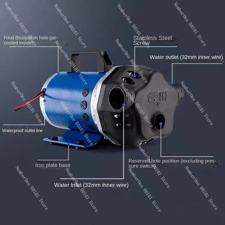 Дозирующий насос UAV для рыбного пруда мембранный с большим потоком устойчив к