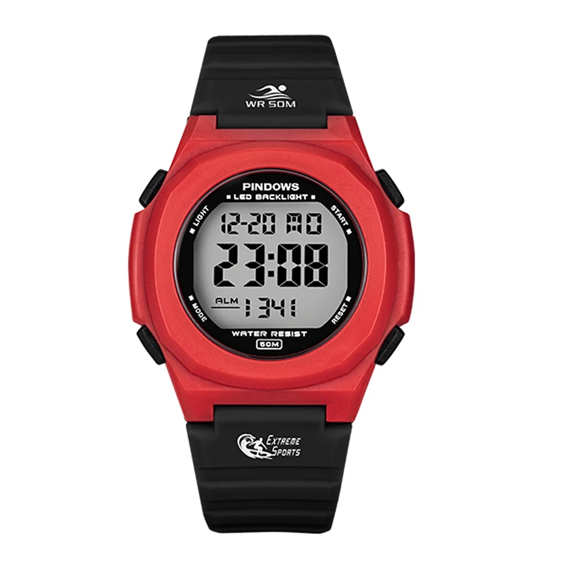 Boy 2023 Original Led Diver Male Sport Wristwatch Blue
