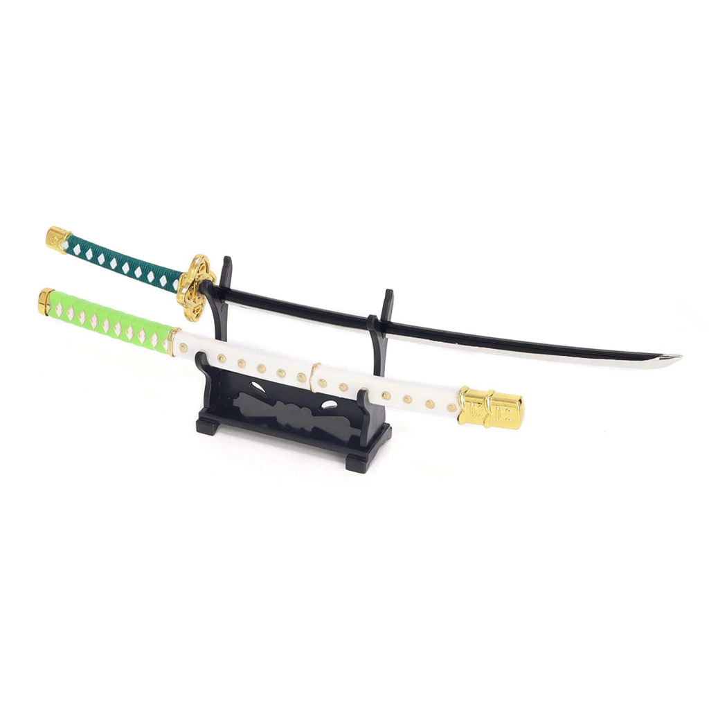 

1/5 Scale Japanese Anime Tashigi Katana, Mini Metal Samurai Sword Action Figure Model for Boys Cosplay Prop