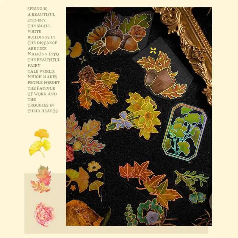 

Translucent White Stickers Notebook Wonderful As A Wind Chime Rich Patterns The Forest Is Full Of Dye Decorative Stickers