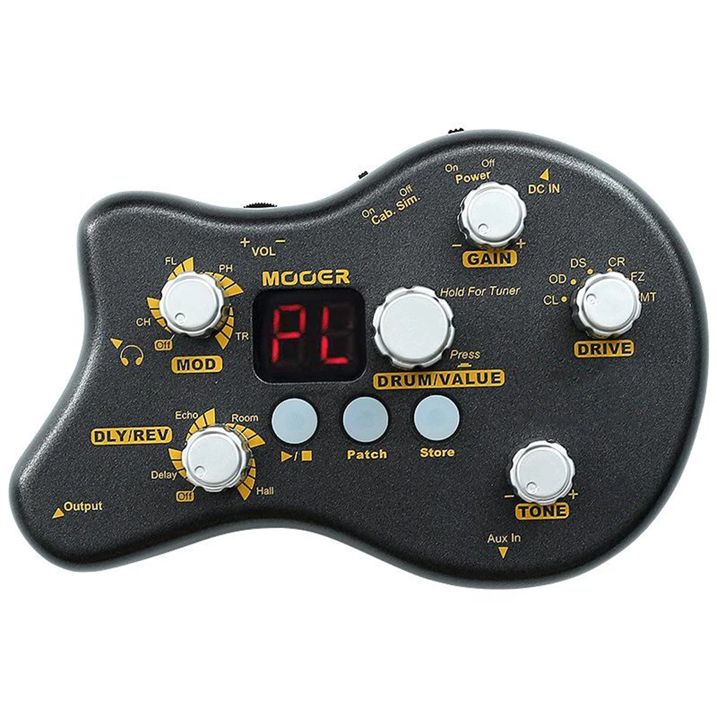 

Electric Guitar Multi-effects Processor Effect Pedal Rhythms with Power Adapter Replacement Part Repairing Maintenance Accessory