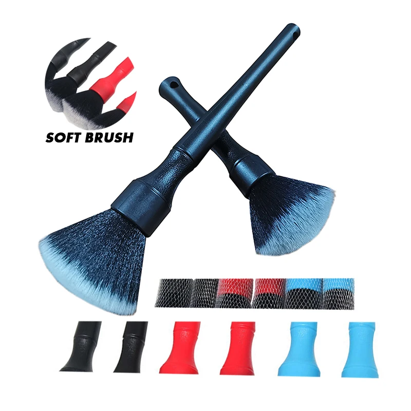 

1/2PCS Car Detailing Brush Auto Wash Accessories Car Cleaning Tools Car Detailing Kit Vehicle Interior Air Conditioner Supplies