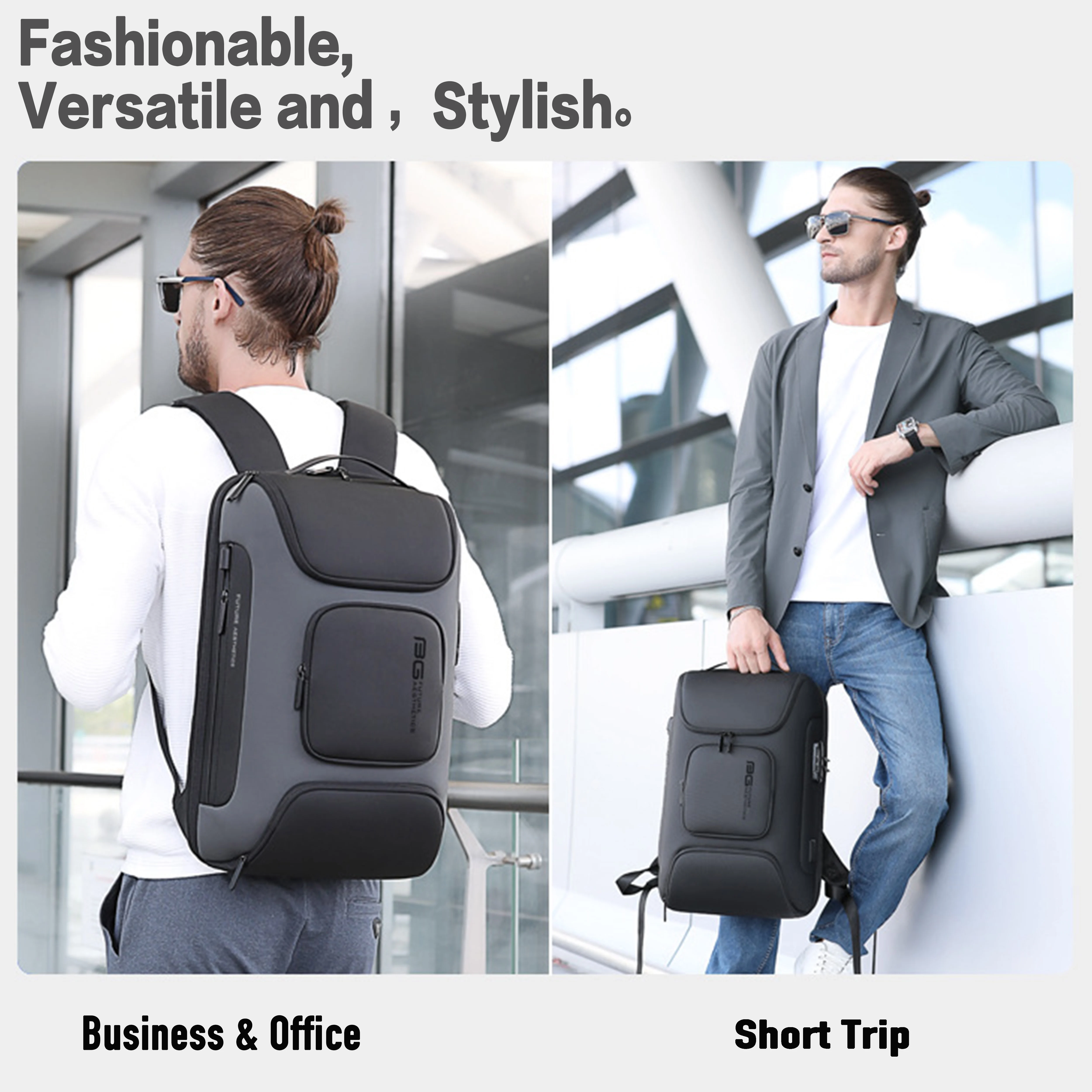 Рюкзак с защитой от кражи для мужчин сумка ноутбука 16 дюймов водонепроницаемая