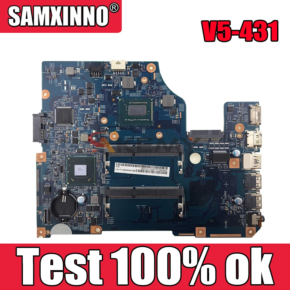 

Материнская плата Akemy 11324-1 488.4vm02. 011 для ACER V5-431 V5-531 V5-571, материнская плата для ноутбука Pentium CPU HM70 DDR3 100%, протестированная работа