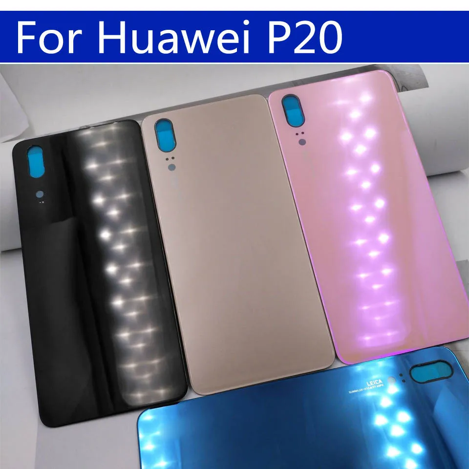 

for Huawei P20 P20 LITE nova 3e back cover glass battery back cover door case cover case for P20-L09C L29 replacement case cover