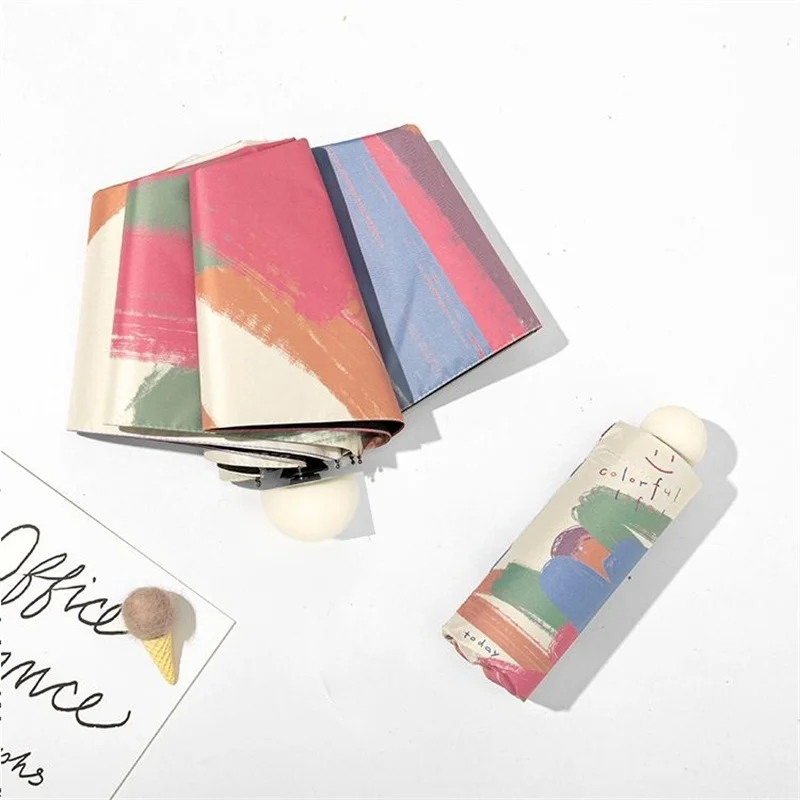 

Мини складной зонт от солнца и дождя