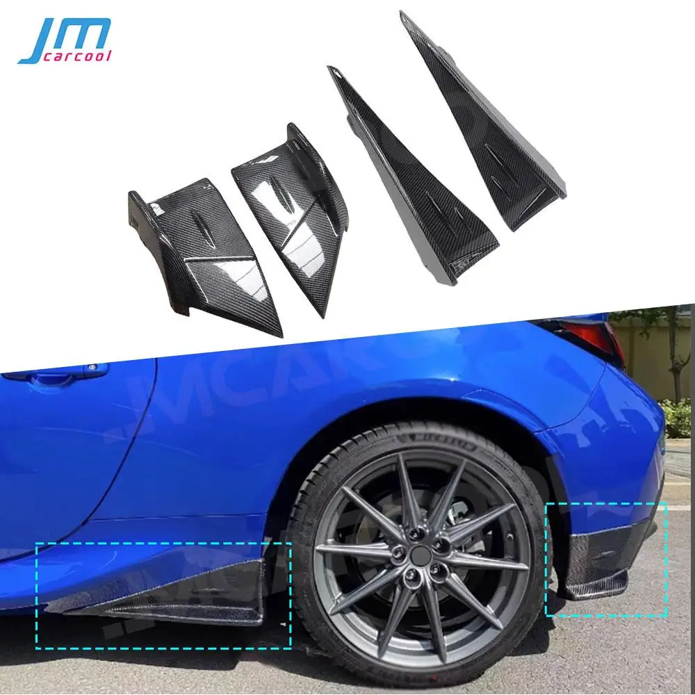 

Carbon Fiber Rear Bumper Splitters For Toyota GR86 Subaru BRZ 2021+ Side Skirts Cupwings Spoiler Body kits FRP Car Accessories