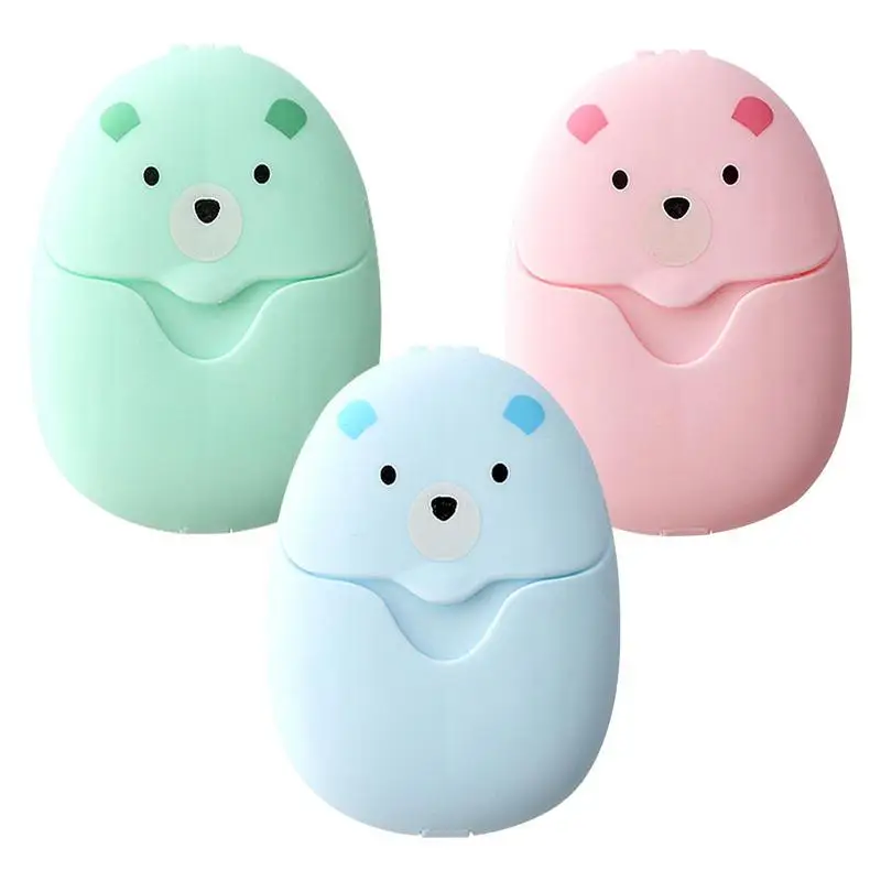 

Soap Flakes Disposable Mini Soap Sheets Portable Washing Cleaning Hand Paper Slice Small Box Outdoor Hiking Camping Household