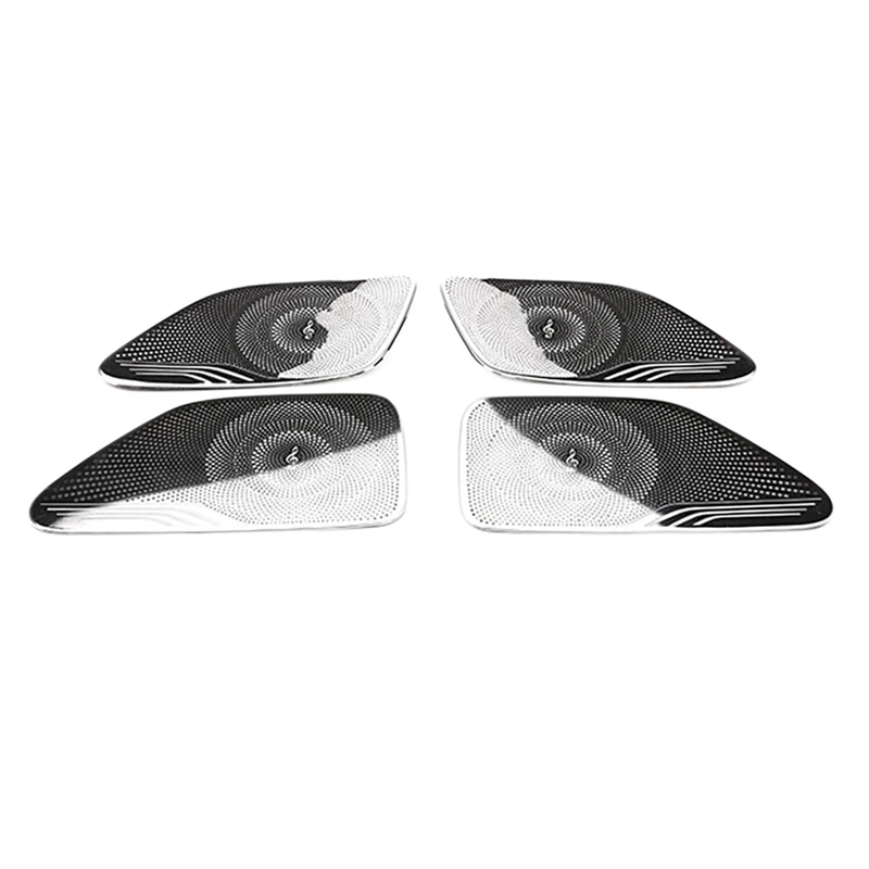 

4PCS Car Audio Speaker Cover Trim Door Loudspeaker Cover Trim Car Accessories Interior for Mercedes-Benz S-Class