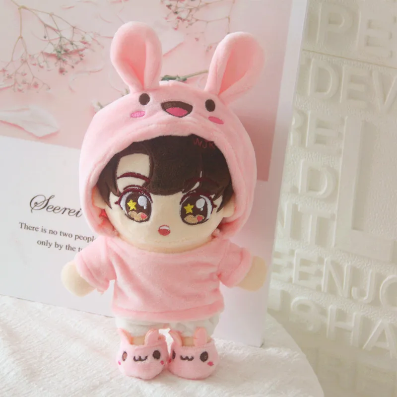 

[MYKPOP] KPOP Plush Doll's Clothes & Accessoires-Bunny 3pcs Set for 20cm Dolls (without doll) KPOP Fans Collection SC23031403