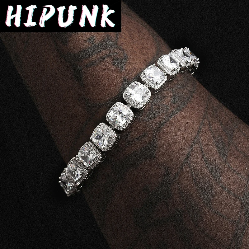 

Браслеты в стиле хип-хоп из кубинской цепи с фианитами