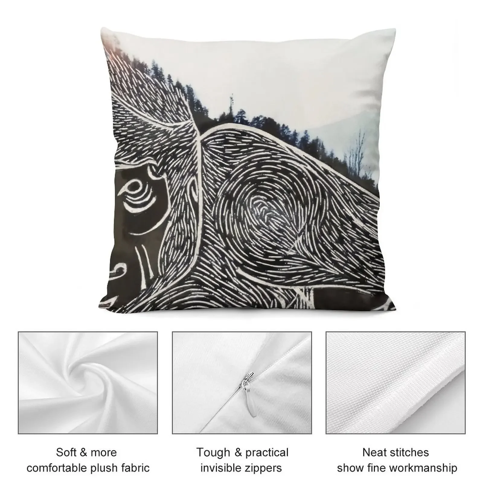 MONKEY: RESILIENCE Декоративная подушка в стиле аниме роскошная наволочка