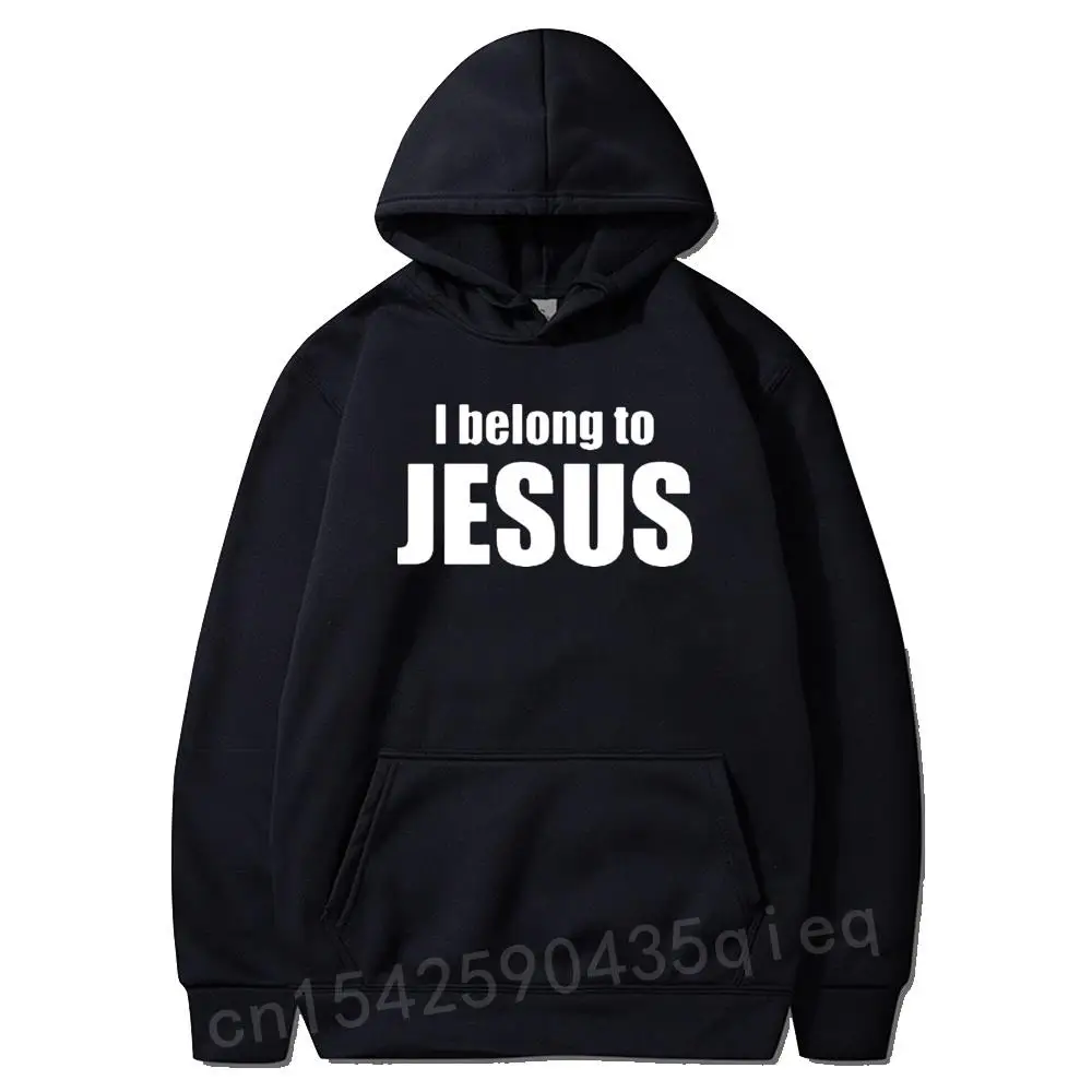 

I Belong To Jesus Christ Religion Catholic Christian Faith Gift Coat For Men Male Streetwear Long sleeve Sweatshirt Hoodies