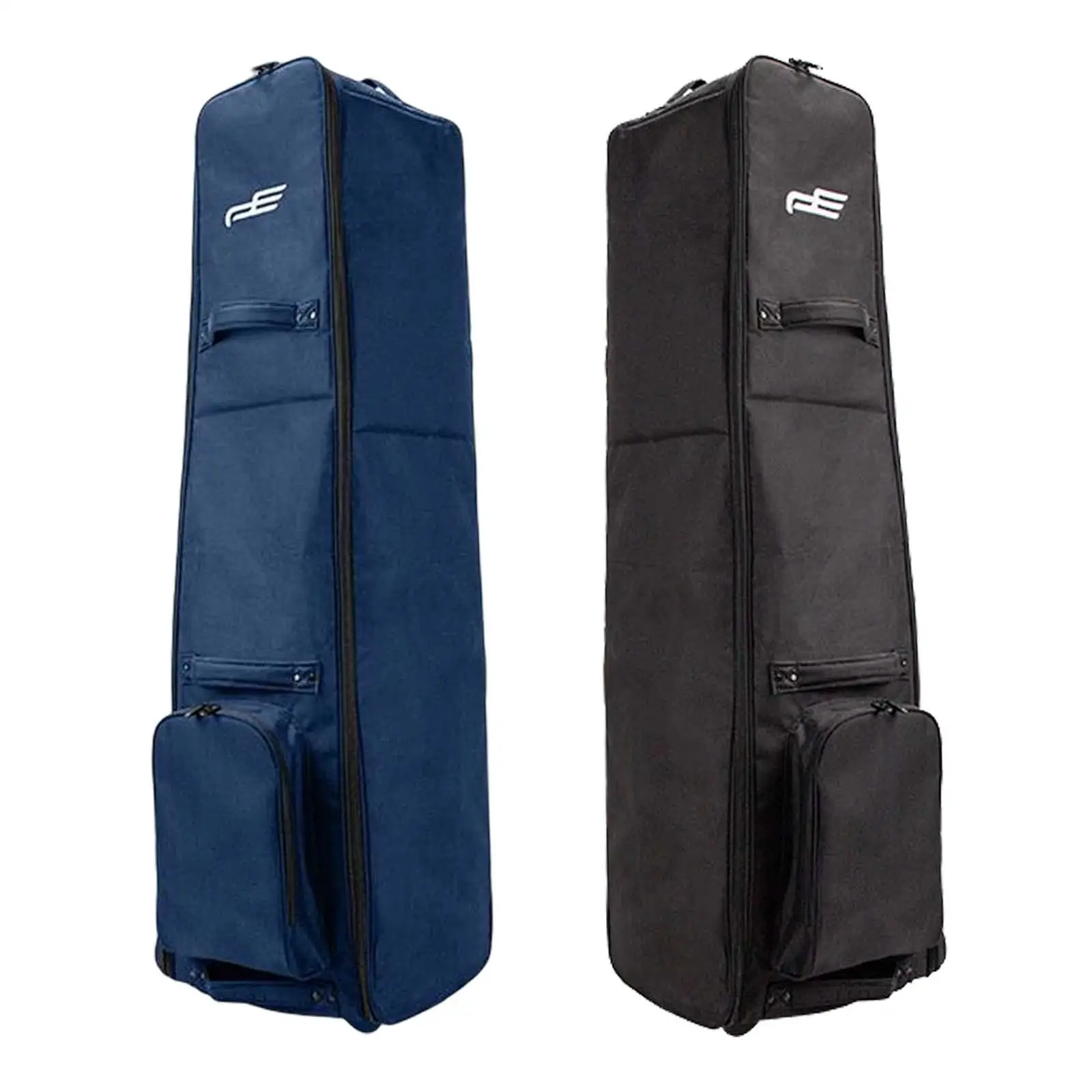 

Портативная сумка для гольфа с колесами, искусственная кожа, вместительная мягкая сумка для переноски из ткани Оксфорд, чехол для хранения, тренировочные аксессуары