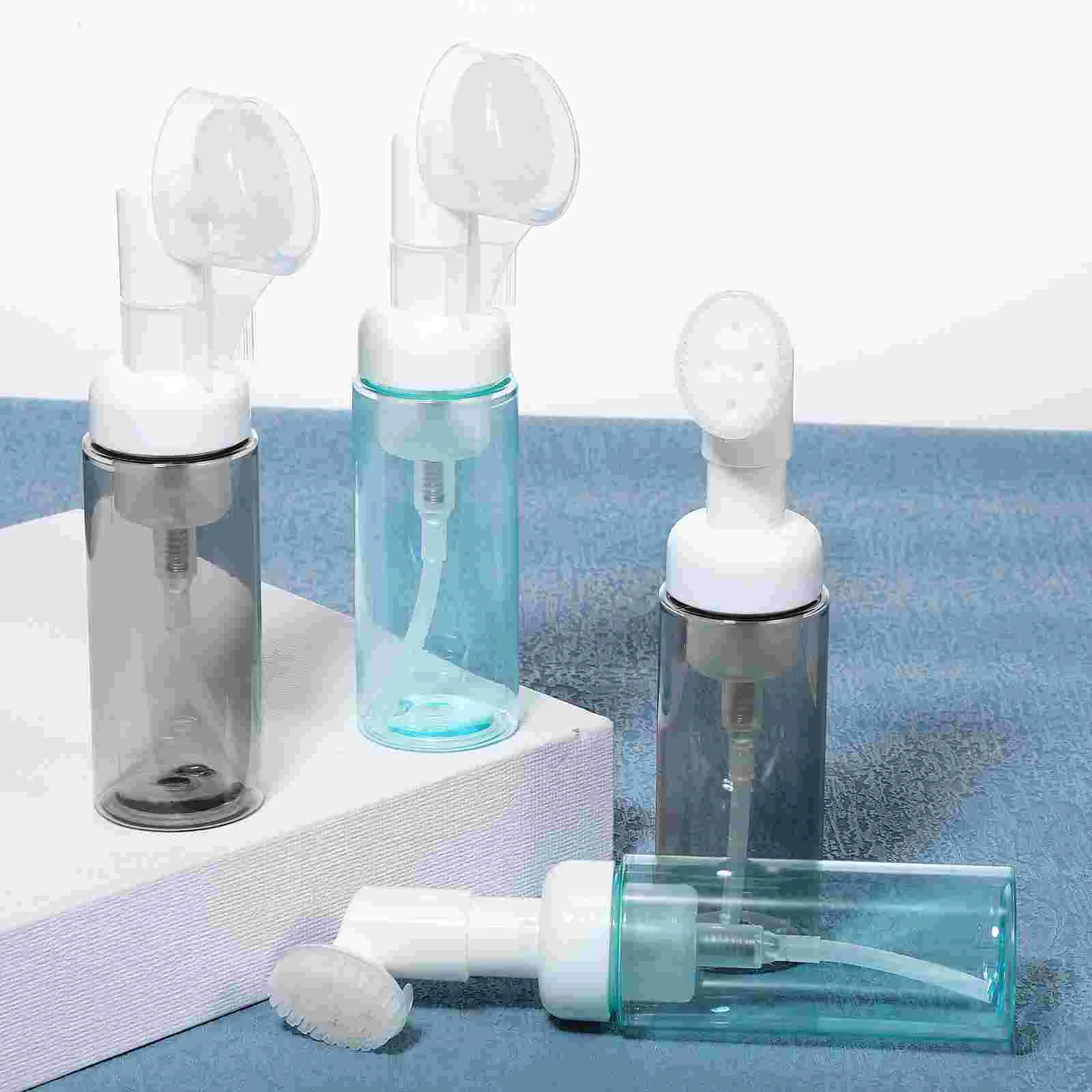 4 шт. упаковка-дозатор пустая пена для бутылок 60 мл 2 прозрачные черные + зеленые