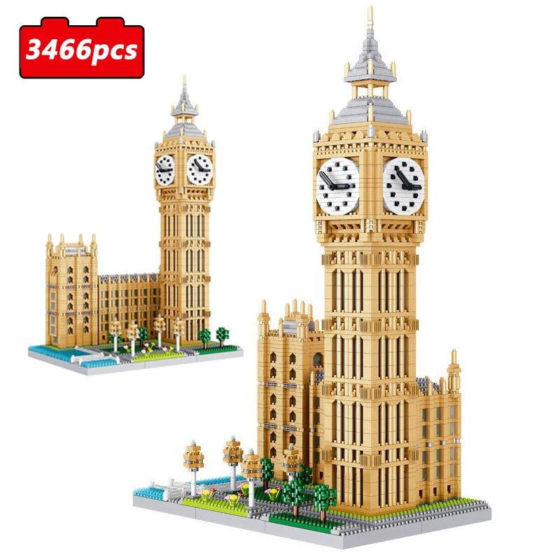 

3466 шт., Детский конструктор «городская архитектура»