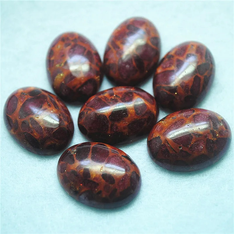 

10PCS Nature Semi Precious Stone Cabochons Oval Shape 18X25MM NO HOLE DIY Jewelry Accessories Free Shipping Hot Findings