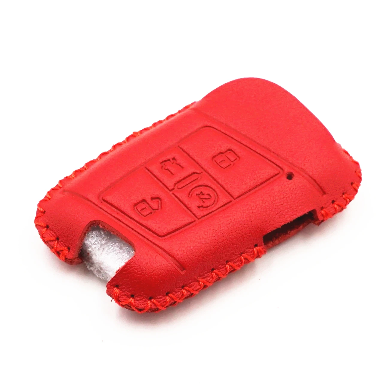 WFMJ красный кожаный чехол для Volkswagen Tiguan 2020 2019 Jetta SE Atlas Cross Sport Golf с 4 кнопками