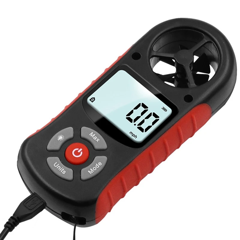 

8 In 1 High Quality Handheld Anemometer LCD Anemometer Digital Anemometer Hand Measuring Tool
