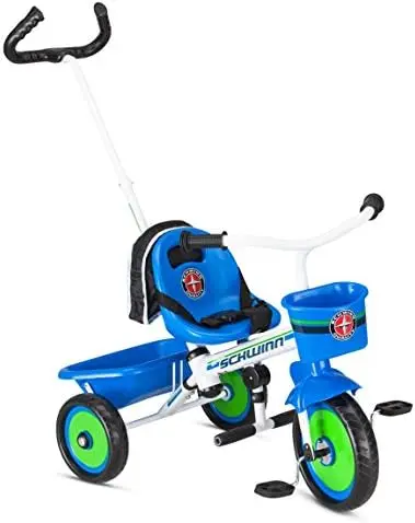 

Easy Steer Bike for Toddler, Tricycle with Removable Push handle, Steel Trike Frame, Boys and Girls Ages 2-4 Year Old, Pink, 41