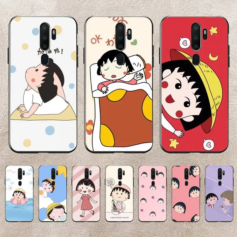 

Cartoon Chibi Maruko Phone Case For Redmi 9A 8A 6A Note 9 8 10 11S 8T Pro Max 9 K20 K30 K40 Pro PocoF3 Note11 5G Case