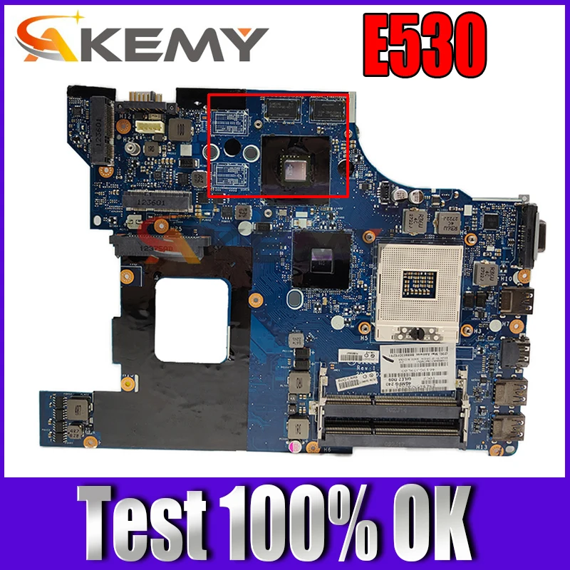 

LA-8133 For Lenovo E530 Pc QILE2 LA-8133P laptop mainboard with HM77 DDR3 100% Fully Tested